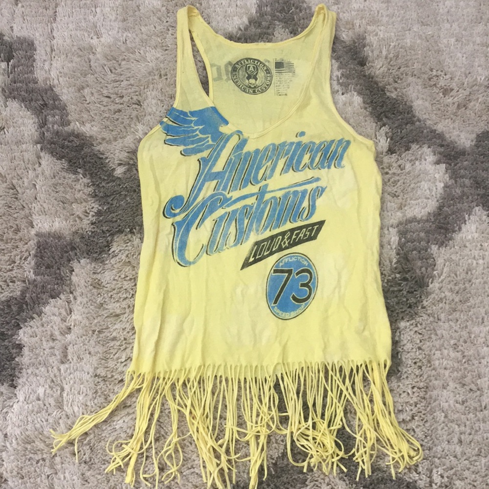 Affliction fringe tank